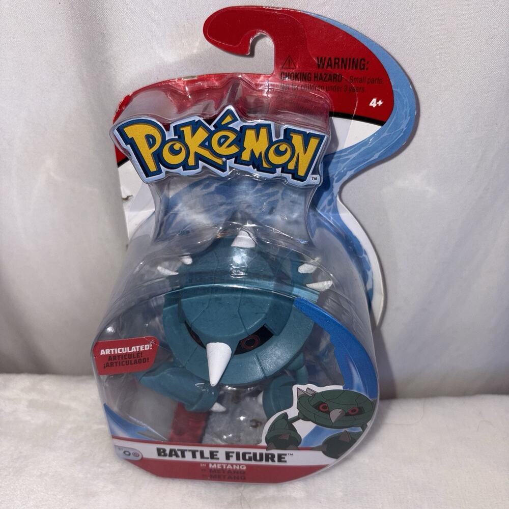 Pokemon 3” Rare Metang Articulated Battle Figure Action Figure Toy NEW